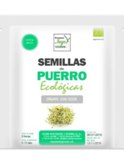 SEMILLAS DE PUERRO ECOLOGICAS PARA GERMINAR