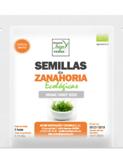 SEMILLAS DE ZANAHORIA ECOLÓGICAS PARA GERMINAR