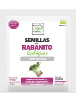 SEMILLAS DE RABANITOS ECOLÓGICOS PARA GERMINAR